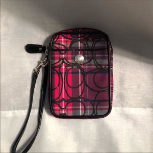 Coach Wristlet/ camera case